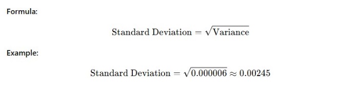 Take the square root of the variance