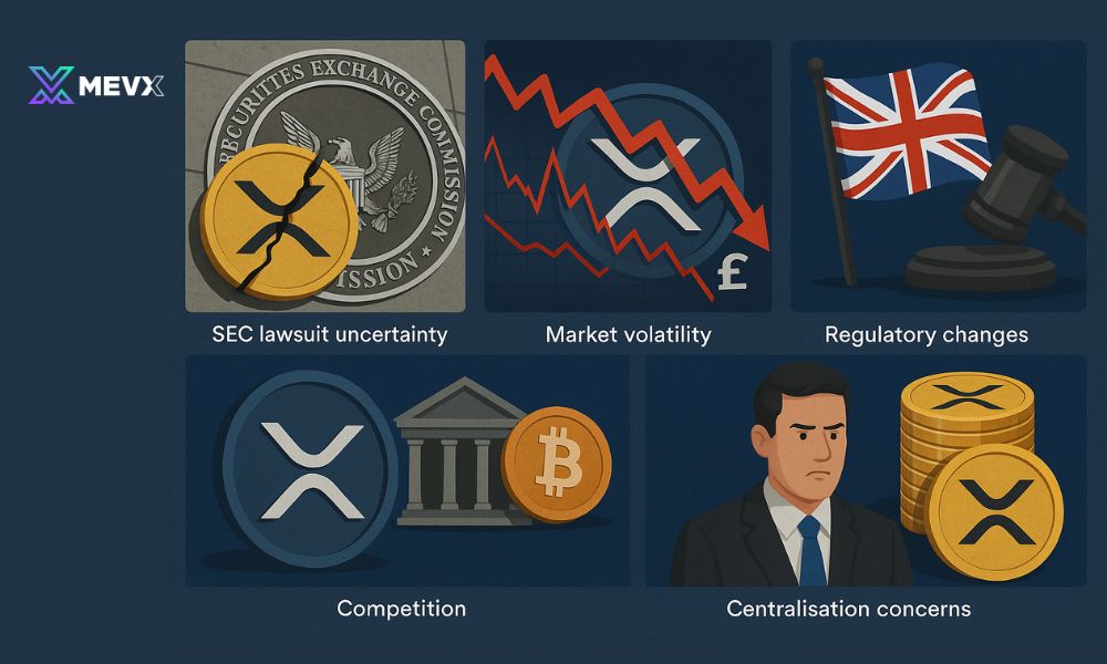 Risks of investing in XRP based on the Ripple price in GBP